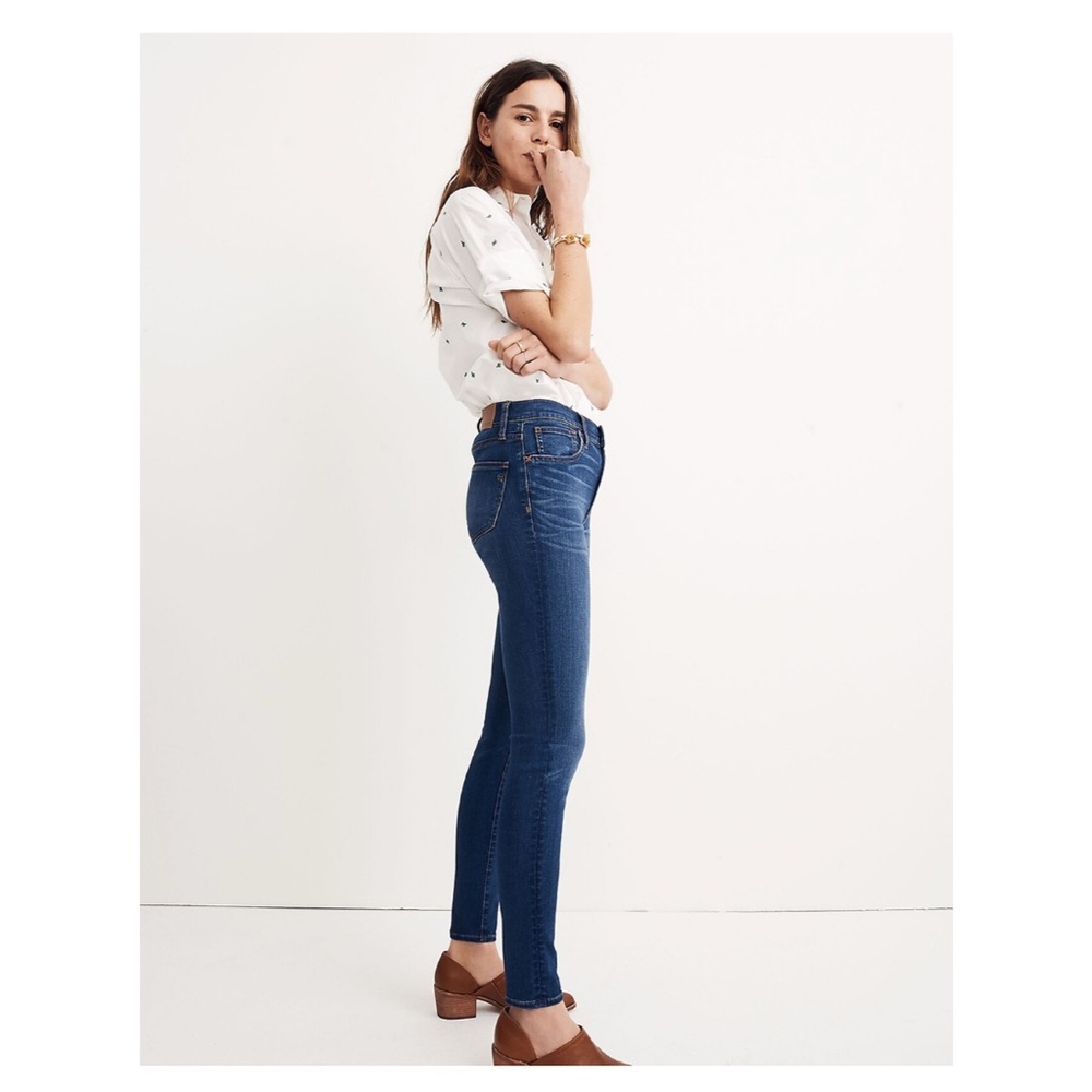 NWT Madewell Roadtripper High Rise Skinny Jeans in Orson Wash, Size 28 - Picture 2 of 12